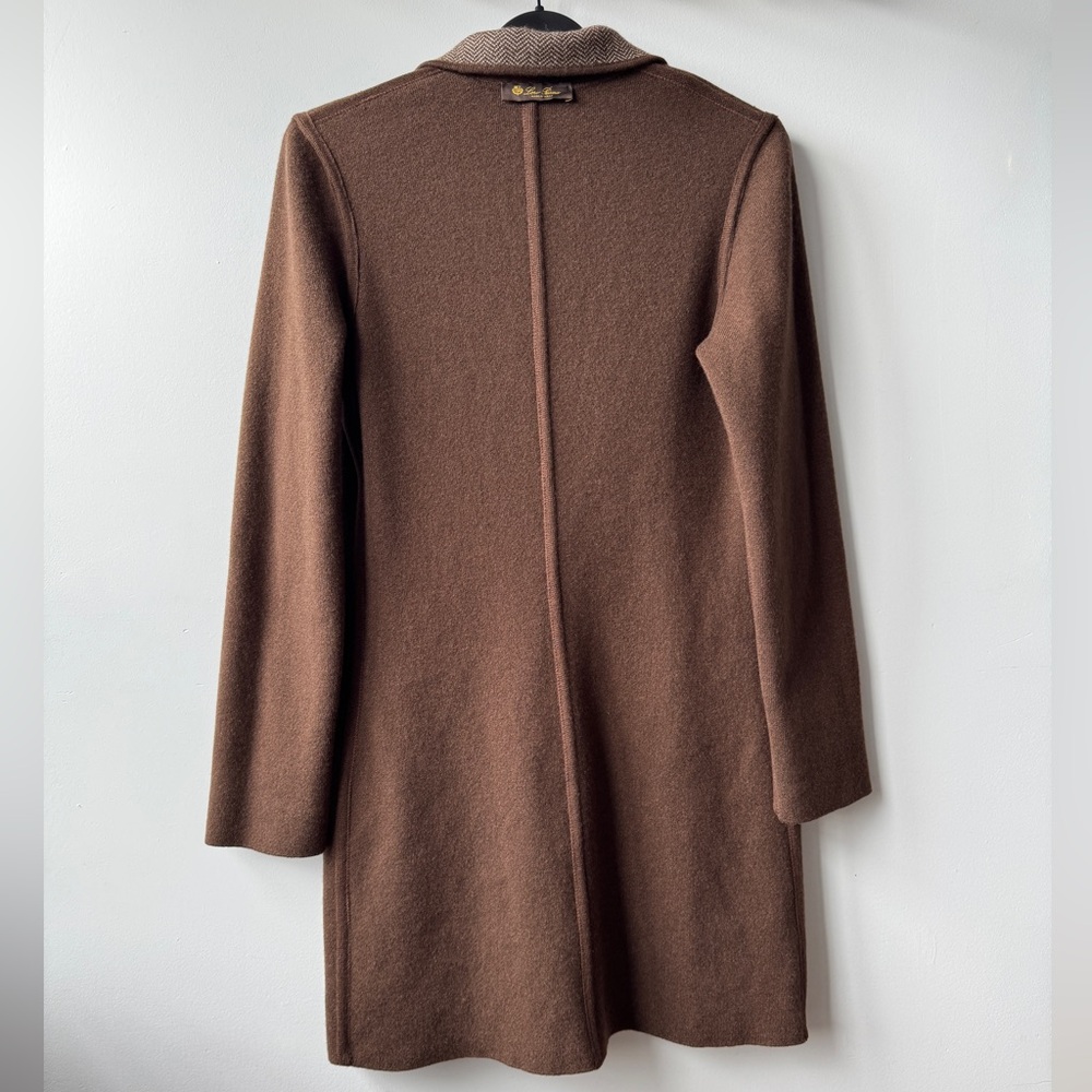 Loro Piana Reversible Cashmere Double- Face Coat IT 44 Brown - Picture 5 of 17